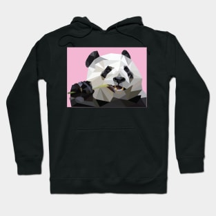 Pink Geo Panda Hoodie